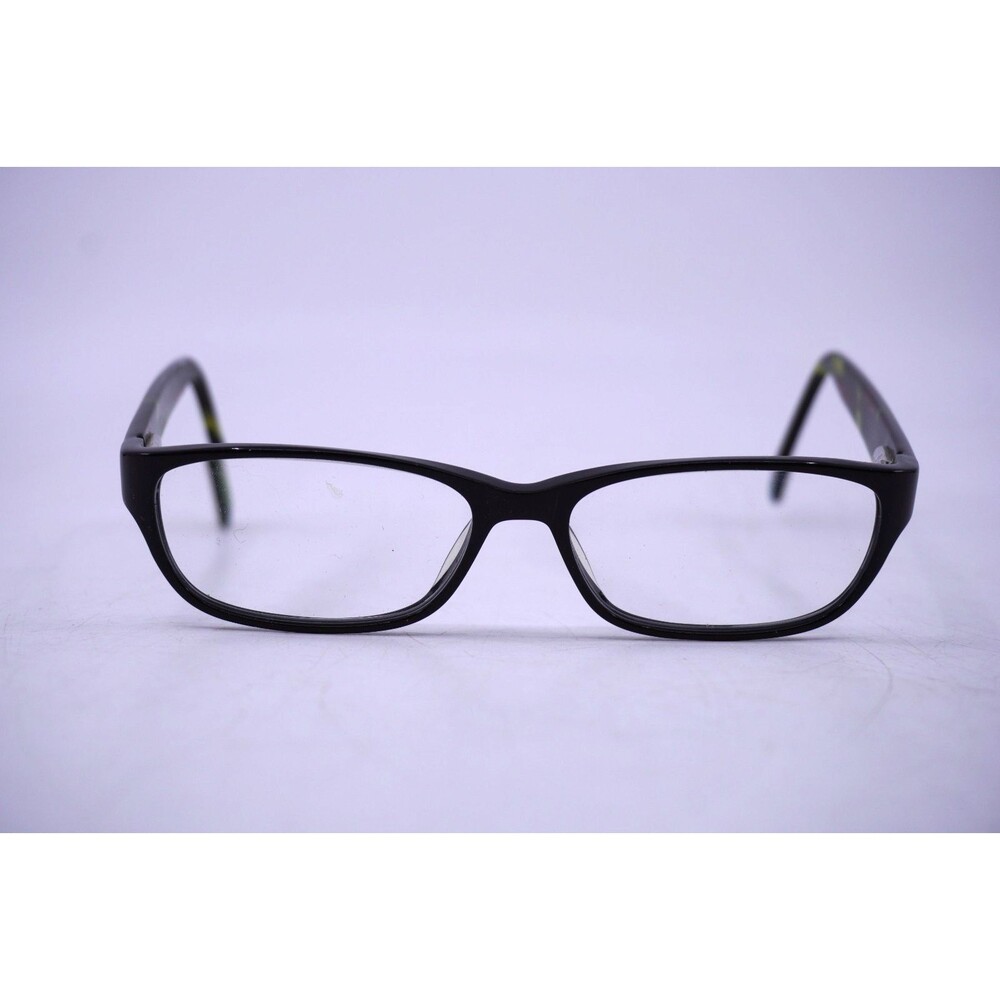 JILL STUART JS 264-2 Eyeglass Frame 54-15-135 Black/Green Marble Earthy Safari